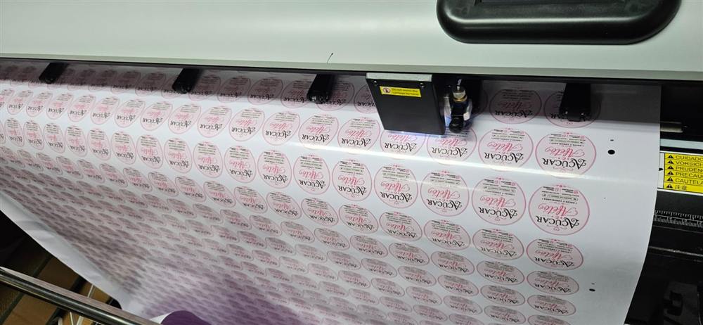 Rótulos de produto impressos em grande volume