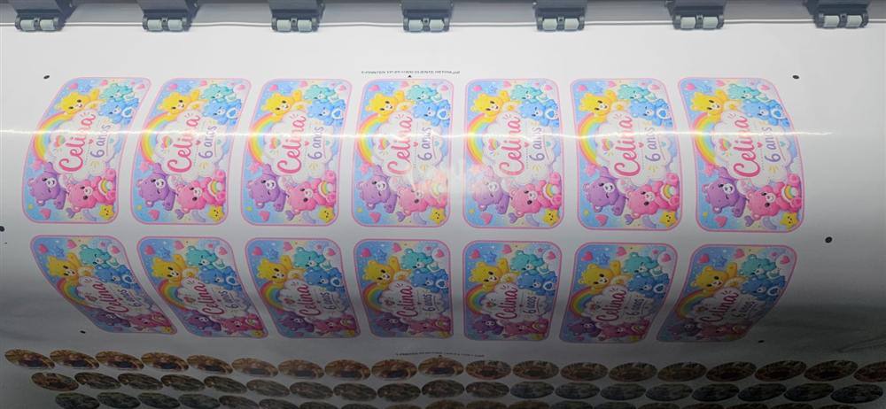 Adesivos personalizados de festa